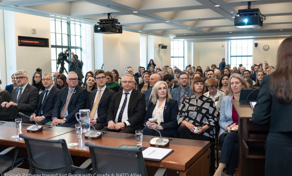 Ketvirtosios Rusijos karo prieš Ukrainą metinės Kanadoje minėtos svarbiuose Ukrainos palaikymo renginiuose